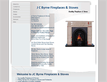 Tablet Screenshot of jcbyrnefireplacesandstoves.ie